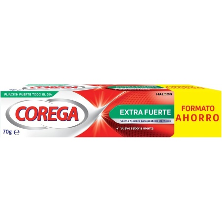 Corega Extra fuerte crema fijadora 70 g | Higiene | Farmaelglobo