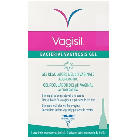 Vagisil Bacterial Vaginosis Gel 7 Tubos de 5 ml
