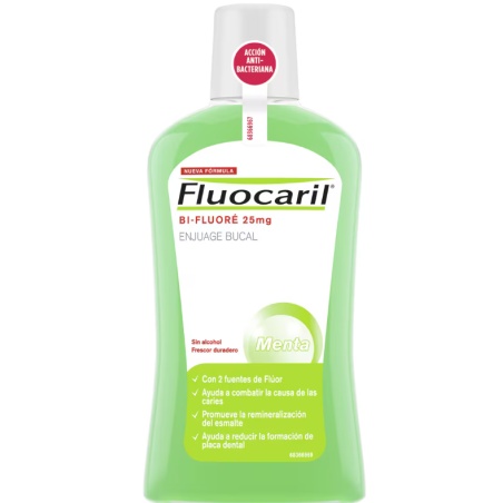 Colutorio Fluocaril Bi-Fluoré 25 mg 500 ml | Higiene | Farmaelglobo