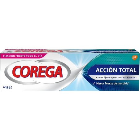 Corega Acción Total crema fijadora 40 g | Higiene | Farmaelglobo