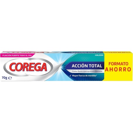 Corega Acción Total crema fijadora 70 g | Higiene | Farmaelglobo