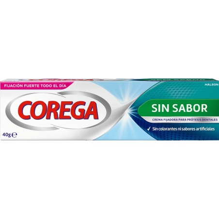 Corega Sin Sabor crema fijadora 40 g | Higiene | Farmaelglobo
