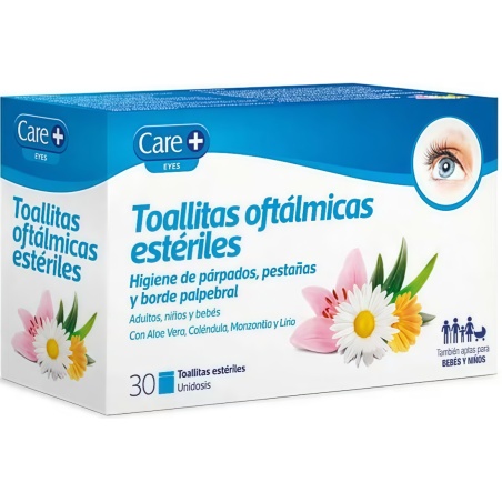 Care+ Toallitas Oftálmicas Estériles 30 Unidades | Higiene | Farmae...