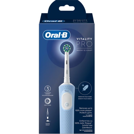 Oral-B Cepillo Eléctrico Vitality Pro Protect x Clean AZUL 1 Ud | H...