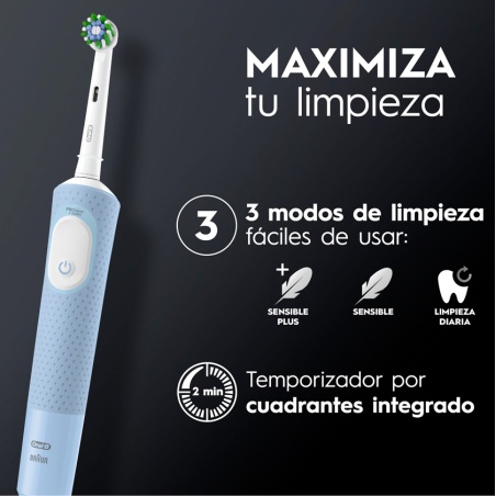 Oral-B Cepillo Eléctrico Vitality Pro Protect x Clean AZUL 1 Ud | H...