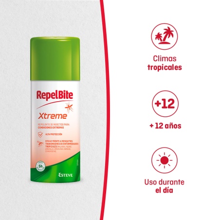 Repel Bite Xtrem Repelente Insectos 100 ml | Repel Bite | Farmaelglobo