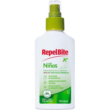Repel Bite Niños Repelente en Spray 100 ml | Marcas | Farmaelglobo