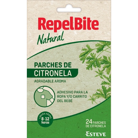 Repel Bite Natural Parches Citronela 24 unidades | Marcas | Farmael...