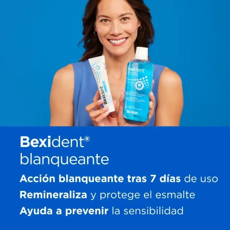 Bexident Blanqueante Pasta dentífrica 20% gratis | Higiene | Farmae...