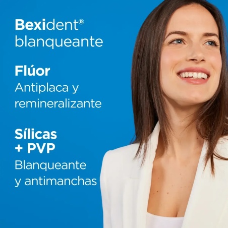 Bexident Blanqueante Pasta dentífrica 20% gratis | Higiene | Farmae...