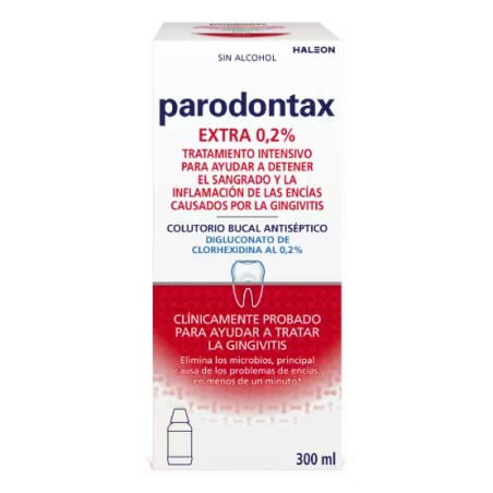 Parodontax Colutorio Extra 0,2% 300 ml | Higiene bucal | Farmaelglobo