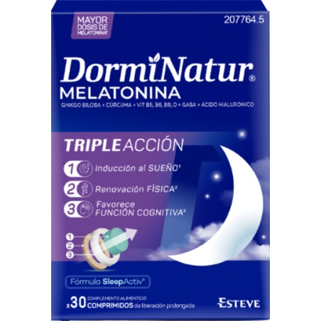DormiNatur Triple Acción 30 Comprimidos