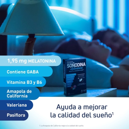 Soñodina Advance 30 comprimidos | Insomnio y ansiedad | Farmaelglobo