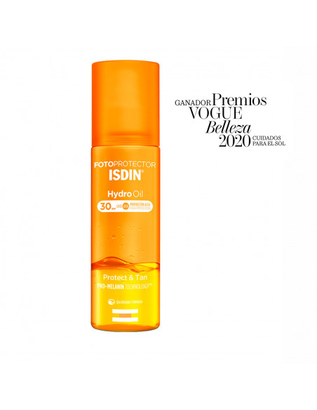 ISDIN Fotoprotector HydroOil SPF 30 200 ml | Solares | Farmaelglobo