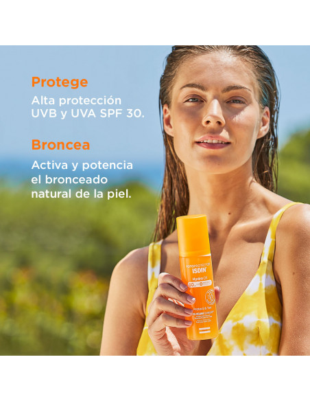 ISDIN Fotoprotector HydroOil SPF 30 200 ml | Solares | Farmaelglobo