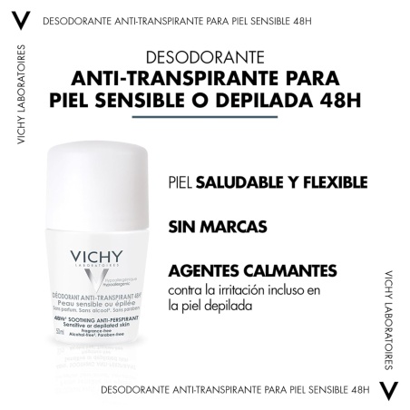 Vichy Desodorante Anti-transpirante Roll-On 48 h 50 ml | Higiene | ...