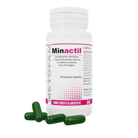 METOFAM Minactil 60 cápsulas vegetales | Dietética y nutrición | Fa...