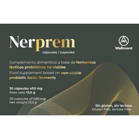 Nerprem 30 cápsulas | Probioticos | Farmaelglobo