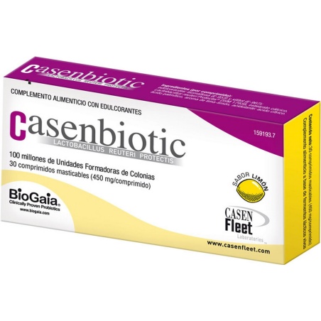 Casenbiotic BioGaia Limon 30 Comprimidos | Probioticos | Farmaelglobo