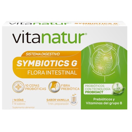 Vitanatur Simbiotics G Flora Intestinal 14 sobres | Probioticos | F...