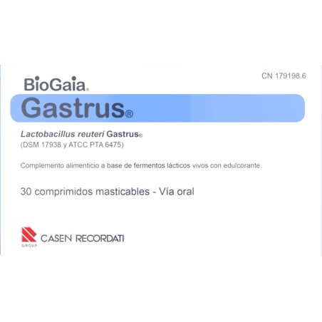 BioGaia Gastrus 30 comprimidos masticables | Probioticos | Farmaelg...