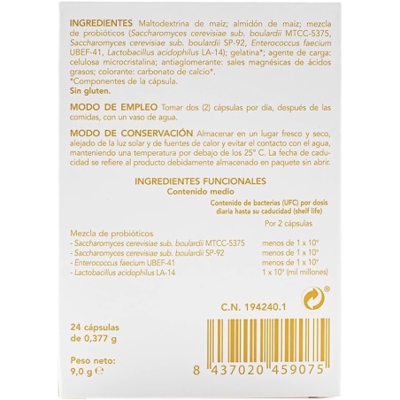 Bromatech Enterelle Plus 24 cápsulas | Probioticos | Farmaelglobo