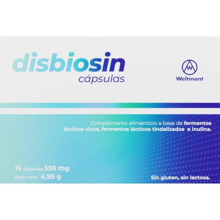 Disbiosin 15 cápsulas | Probioticos | Farmaelglobo
