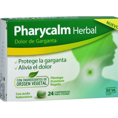 Pharycalm Herbal Dolor de Garganta 24 Comprimidos | Salud | Farmael...