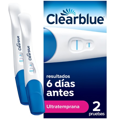 Clearblue Prueba de Embarazo Ultratemprana 2 Uds