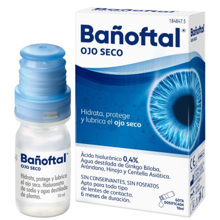 Bañoftal Ojo Seco 0,4% Gotas 10 ml | Higiene | Farmaelglobo