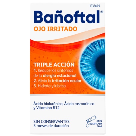 Bañoftal Ojo Irritado Gotas 10 ml | Higiene | Farmaelglobo