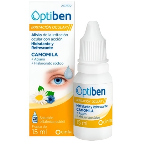 Optiben Irritación Ocular Camomila 15ml | Ocular | Farmaelglobo