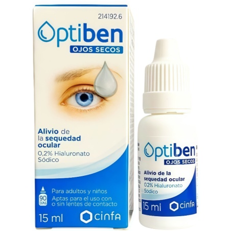 Optiben Ojos Secos Colirio 10 ml | Ocular | Farmaelglobo