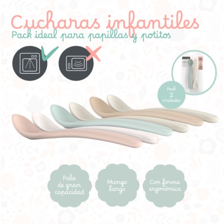 Suavinex Cuchara infantil 2 uds | Bebé | Farmaelglobo