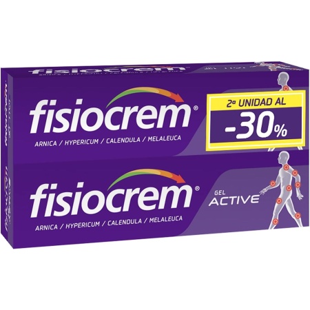 Fisiocrem Gel Active 2x60 ml  30% 2ª Unidad