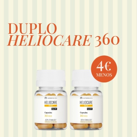 Heliocare 360 DUPLO 2 x 30 Cápsulas | Cosmética | Farmaelglobo