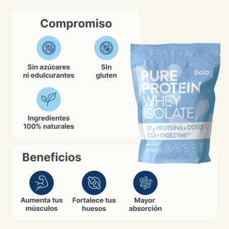 BAIA FOOD Pure Protein Whey Isolate 750 g