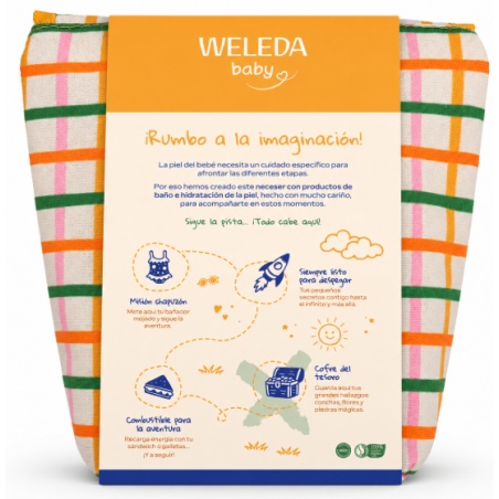 Weleda Baby Set Regalo Bienvenida Estampado Cuadros