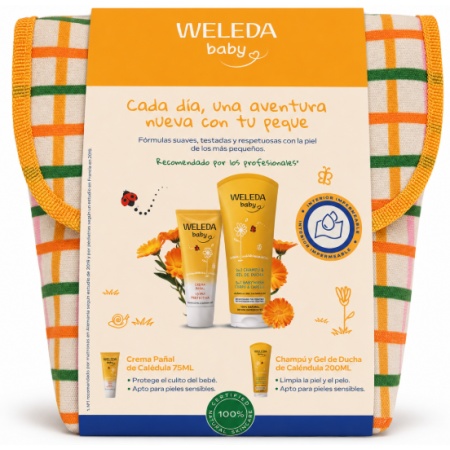 Weleda Baby Set Regalo Bienvenida Estampado Cuadros