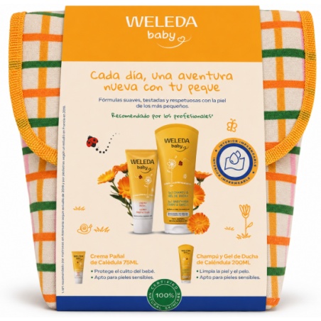 Weleda Baby Set Regalo Bienvenida Estampado Cuadros
