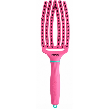 Olivia Garden Cepillo Fingerbrush Lollipop Pink