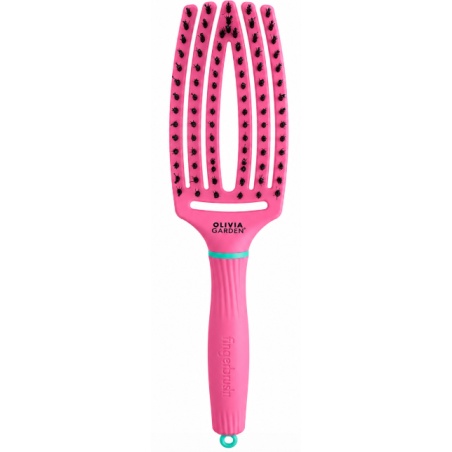 Olivia Garden Cepillo Fingerbrush Lollipop Pink