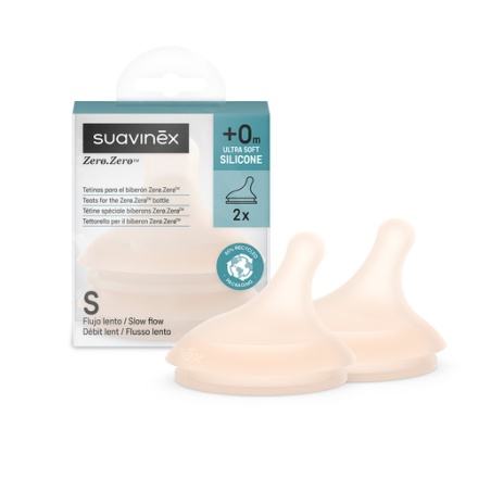 Suavinex Zero.Zero Tetina Flujo Lento 2 Uds