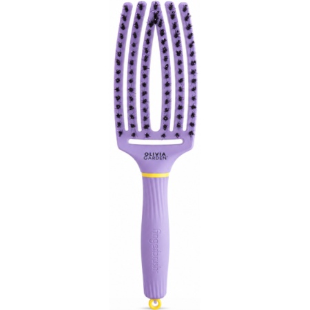 Olivia Garden Cepillo Fingerbrush Snuggle Purple