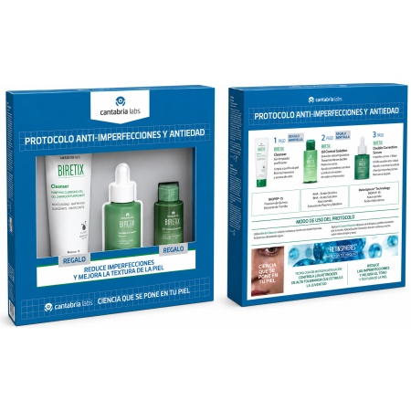 Biretix Protocolo Anti Imperfecciones Y Antiedad Serum Double Correction + REGALOS