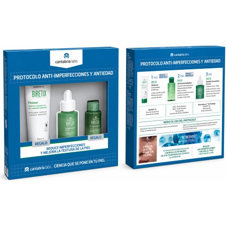 Biretix Protocolo Anti Imperfecciones Y Antiedad Serum Double Correction + REGALOS
