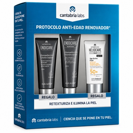 Endocare Protocolo Antiedad Renovador Glycoperfect AZ Intensive Serum + REGALOS