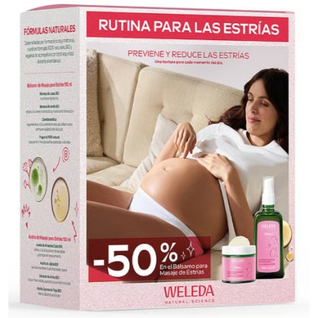 Weleda Pack Aceite y Bálsamo para masaje de estrías (50% dto en bálsamo)
