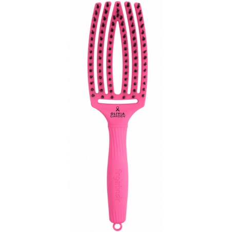 Olivia Garden Cepillo Fingerbrush Pink Ink