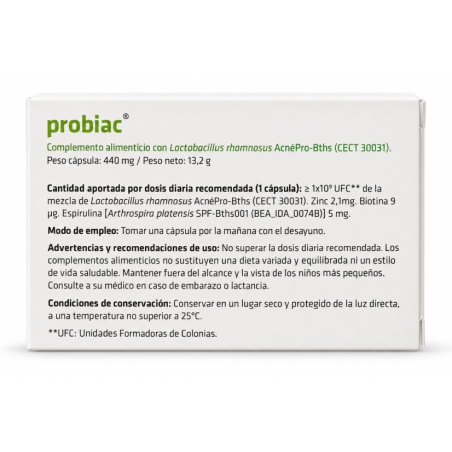 Probiac 30 Cápsulas